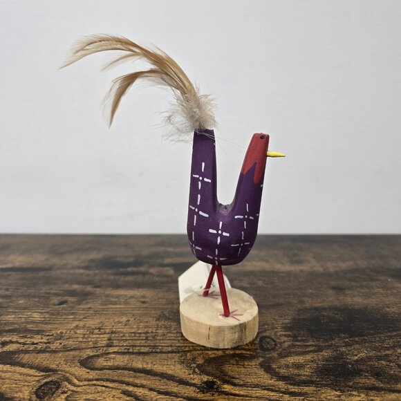 Navajo Folk Art Native American Chicken Hen Rooster Dennis Tom Stanley Hanley - Picture 7 of 12